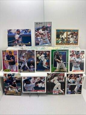 Albert Belle “Joey” Rookie card in vintage lot of 12 (Cleveland, White Sox)